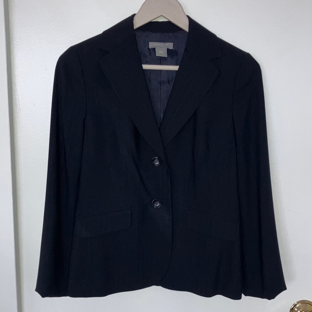Ann Taylor Navy Women's Suit Jacket